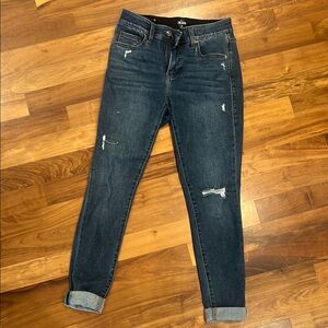 Lularoe Dark Blue Distressed Women's Jeans